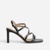 Sandale TEXTO Noire à Talon -Caprices Chaussures Boutique WWWERM 10386340084 0