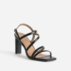 Sandale TEXTO Noire à Talon -Caprices Chaussures Boutique WWWERM 10386340084 1