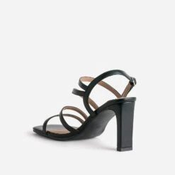 Sandale TEXTO Noire à Talon -Caprices Chaussures Boutique WWWERM 10386340084 3