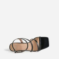 Sandale TEXTO Noire à Talon -Caprices Chaussures Boutique WWWERM 10386340084 4