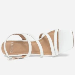 Sandale TEXTO Blanche à Talon -Caprices Chaussures Boutique WWWERM 10386340085 3