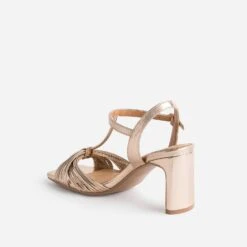 Sandale Cuivrée à Talon -Caprices Chaussures Boutique WWWERM 10386340089 3