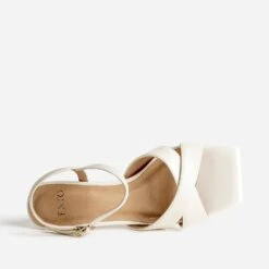 Sandale TEXTO Beige à Talon Flare -Caprices Chaussures Boutique WWWERM 10386340091 4