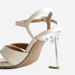 Sandale TEXTO Beige à Talon Flare -Caprices Chaussures Boutique WWWERM 10386340091 5