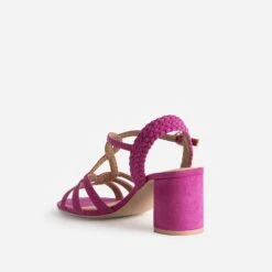 Sandale Rose à Brides Entrelacées 11 Sandale Rose à Brides Entrelacées -Caprices Chaussures Boutique WWWERM 10386340105 3