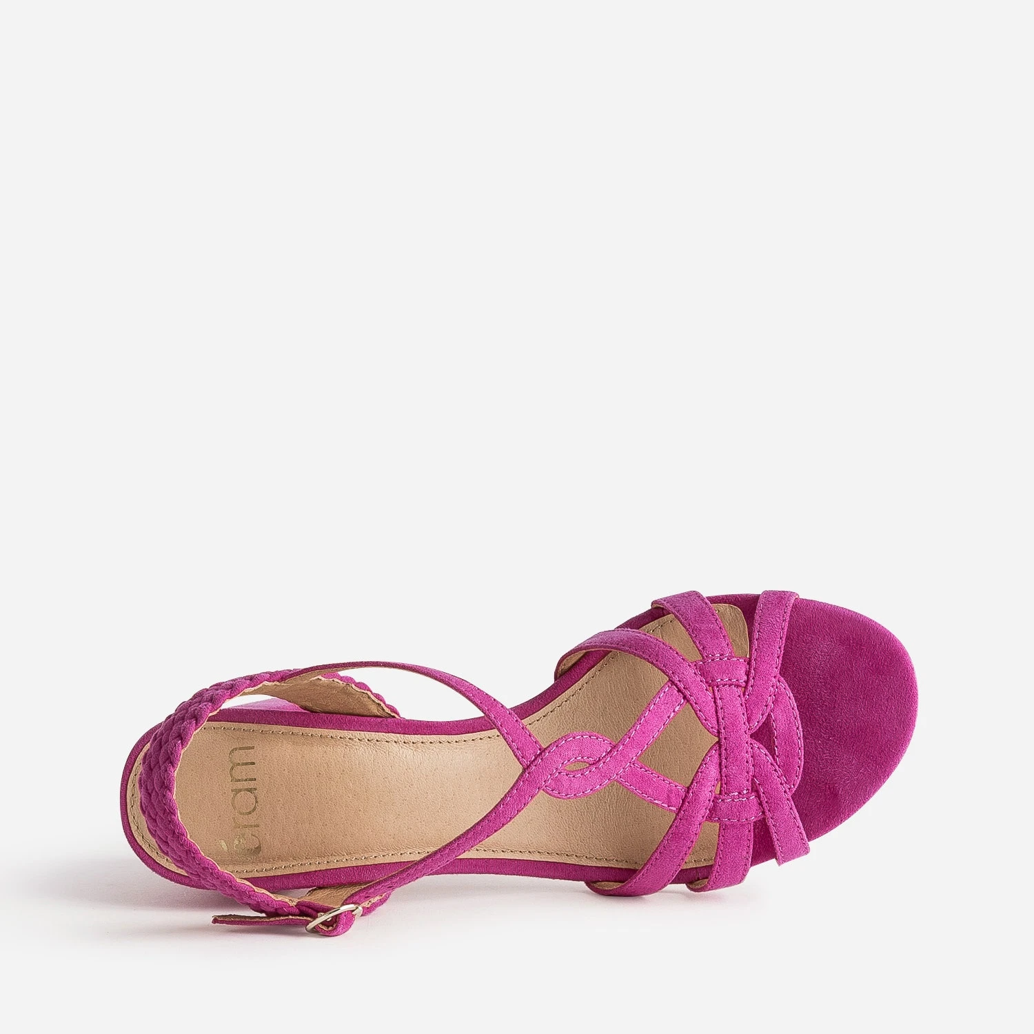 Sandale Rose à Brides Entrelacées 7 Sandale Rose à Brides Entrelacées – Image 5