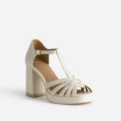Sandale Beige à Talon -Caprices Chaussures Boutique WWWERM 10386340110 1