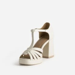 Sandale Beige à Talon -Caprices Chaussures Boutique WWWERM 10386340110 2