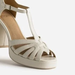 Sandale Beige à Talon -Caprices Chaussures Boutique WWWERM 10386340110 5