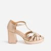 Sandale Cuivrée à Talon -Caprices Chaussures Boutique WWWERM 10386340111 0