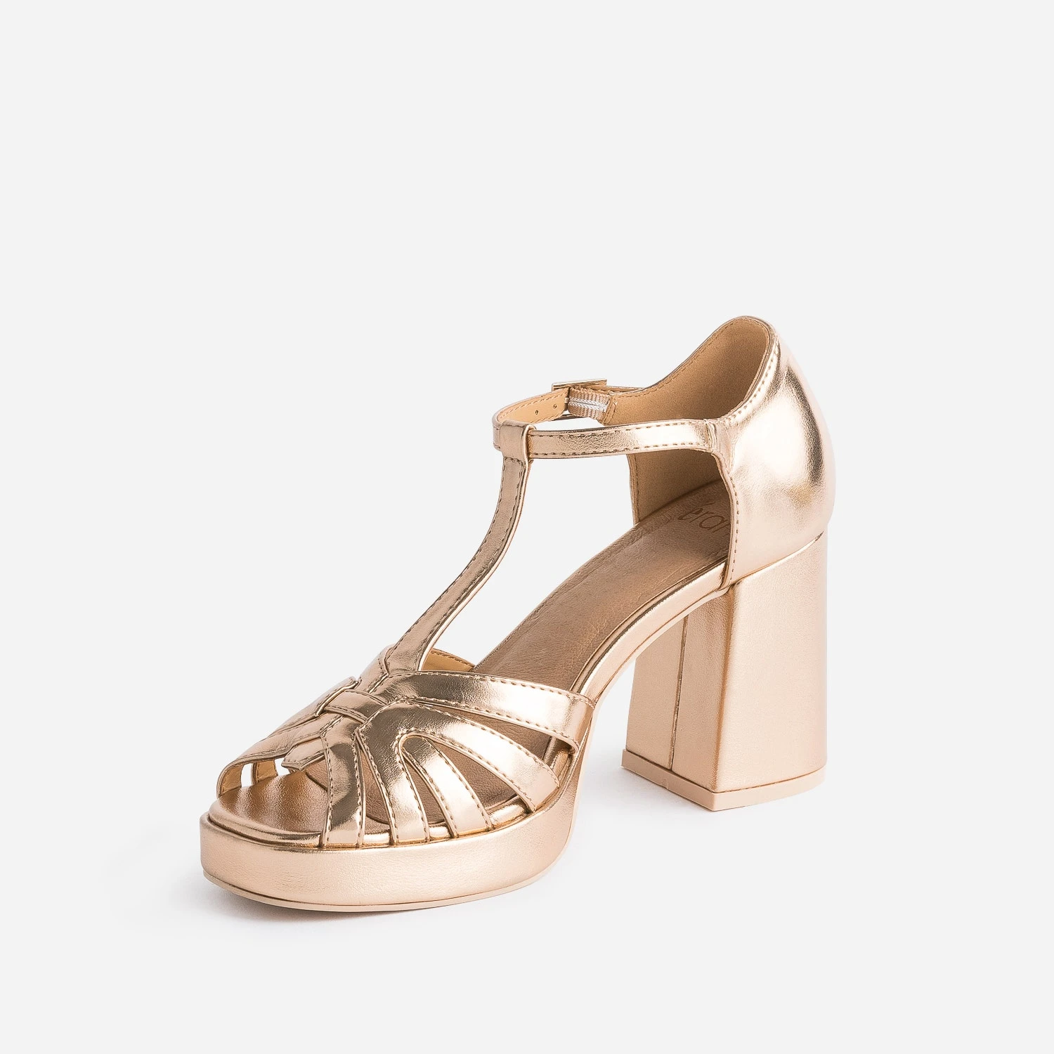 Sandale Cuivrée à Talon 5 Sandale Cuivrée à Talon – Image 3