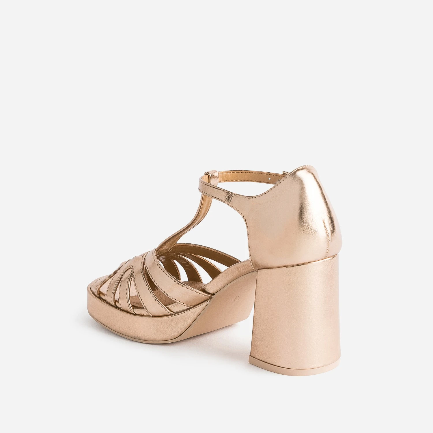 Sandale Cuivrée à Talon 6 Sandale Cuivrée à Talon – Image 4