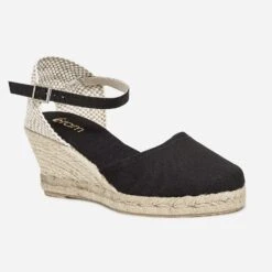 Espadrille Compensée En Toile -Caprices Chaussures Boutique WWWERM 10386420009 1
