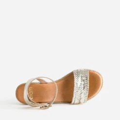 Sandale Or En Cuir -Caprices Chaussures Boutique WWWERM 10386420537 4