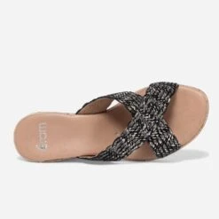 Mule à Brides Noires Et Or -Caprices Chaussures Boutique WWWERM 10386550153 3