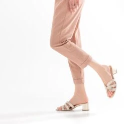 Mule Dorée Tressé -Caprices Chaussures Boutique WWWERM 10386550161 10