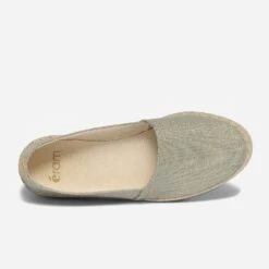 Espadrille Vert Pailleté Or En Toile 14 Espadrille Vert Pailleté Or En Toile -Caprices Chaussures Boutique WWWERM 10388500072 4