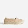 Espadrille Beige Textile Tressé Rayé -Caprices Chaussures Boutique WWWERM 10388500073 0