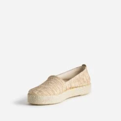 Espadrille Beige Textile Tressé Rayé 10 Espadrille Beige Textile Tressé Rayé -Caprices Chaussures Boutique WWWERM 10388500073 2