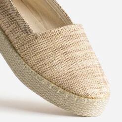 Espadrille Beige Textile Tressé Rayé 13 Espadrille Beige Textile Tressé Rayé -Caprices Chaussures Boutique WWWERM 10388500073 5