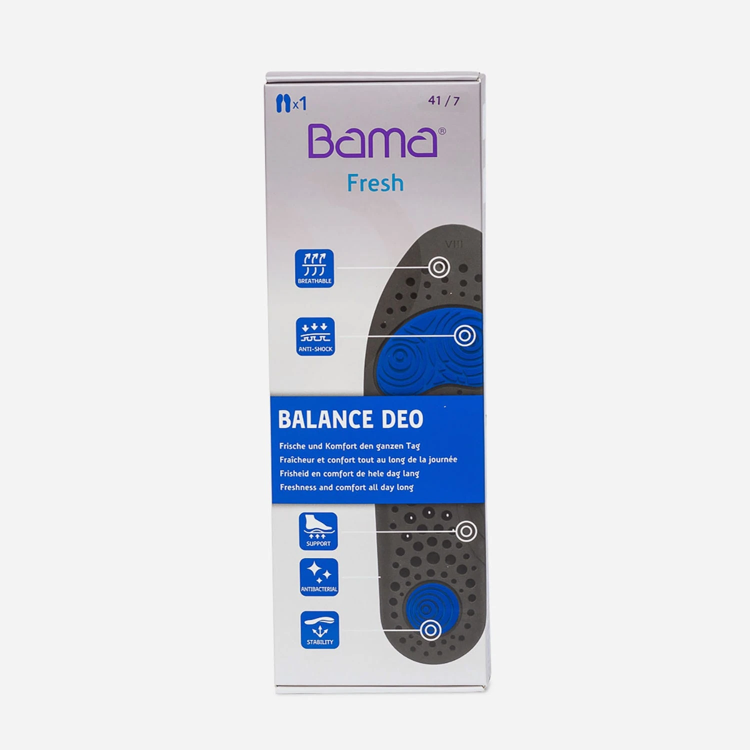 Semelles BAMA Balance Déo Pour Homme 3 Semelles BAMA Balance Déo Pour Homme