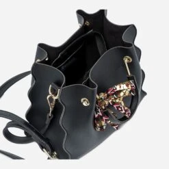 Sac à Main Noir à Ruban Imprimé 10 Sac à Main Noir à Ruban Imprimé -Caprices Chaussures Boutique WWWERM 10693800026 3