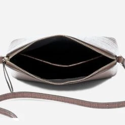 Sac Bandoulière Marron Embossé Effet Croco 11 Sac Bandoulière Marron Embossé Effet Croco -Caprices Chaussures Boutique WWWERM 10693800034 4