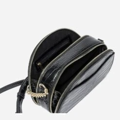 Sac Bandoulière Noir Effet Croco 10 Sac Bandoulière Noir Effet Croco -Caprices Chaussures Boutique WWWERM 10693800073 3