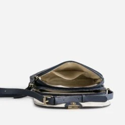 Sac Bandoulière Marine à Double Compartiment -Caprices Chaussures Boutique WWWERM 10693800096 4