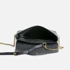 Sac Bandoulière Noir Reliefé Forme Enveloppe -Caprices Chaussures Boutique WWWERM 10693800098 4