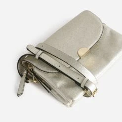 Sac Bandoulière Doré à Double Compartiment 10 Sac Bandoulière Doré à Double Compartiment -Caprices Chaussures Boutique WWWERM 10693800099 3