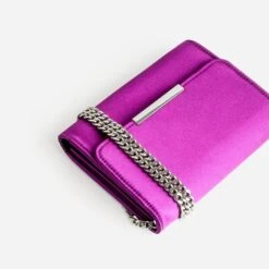 Sac Pochette TEXTO Violet Satiné -Caprices Chaussures Boutique WWWERM 10693800115 3