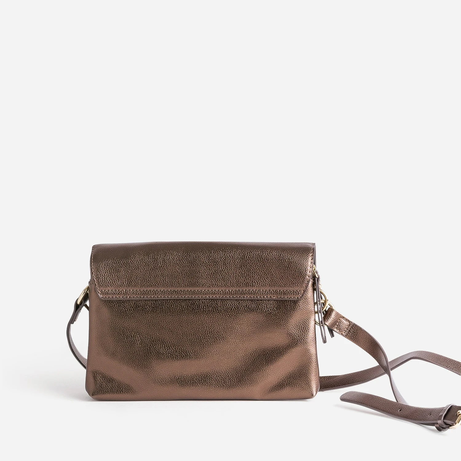 Sac Bandoulière Bronze à Double Compartiment 4 Sac Bandoulière Bronze à Double Compartiment – Image 2