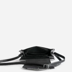 Sac Bandoulière Noir Avec Barrette Métal -Caprices Chaussures Boutique WWWERM 10693800133 4