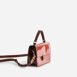 Sac à Main Effet Verni Cognac 9 Sac à Main Effet Verni Cognac -Caprices Chaussures Boutique WWWERM 10693800134 2