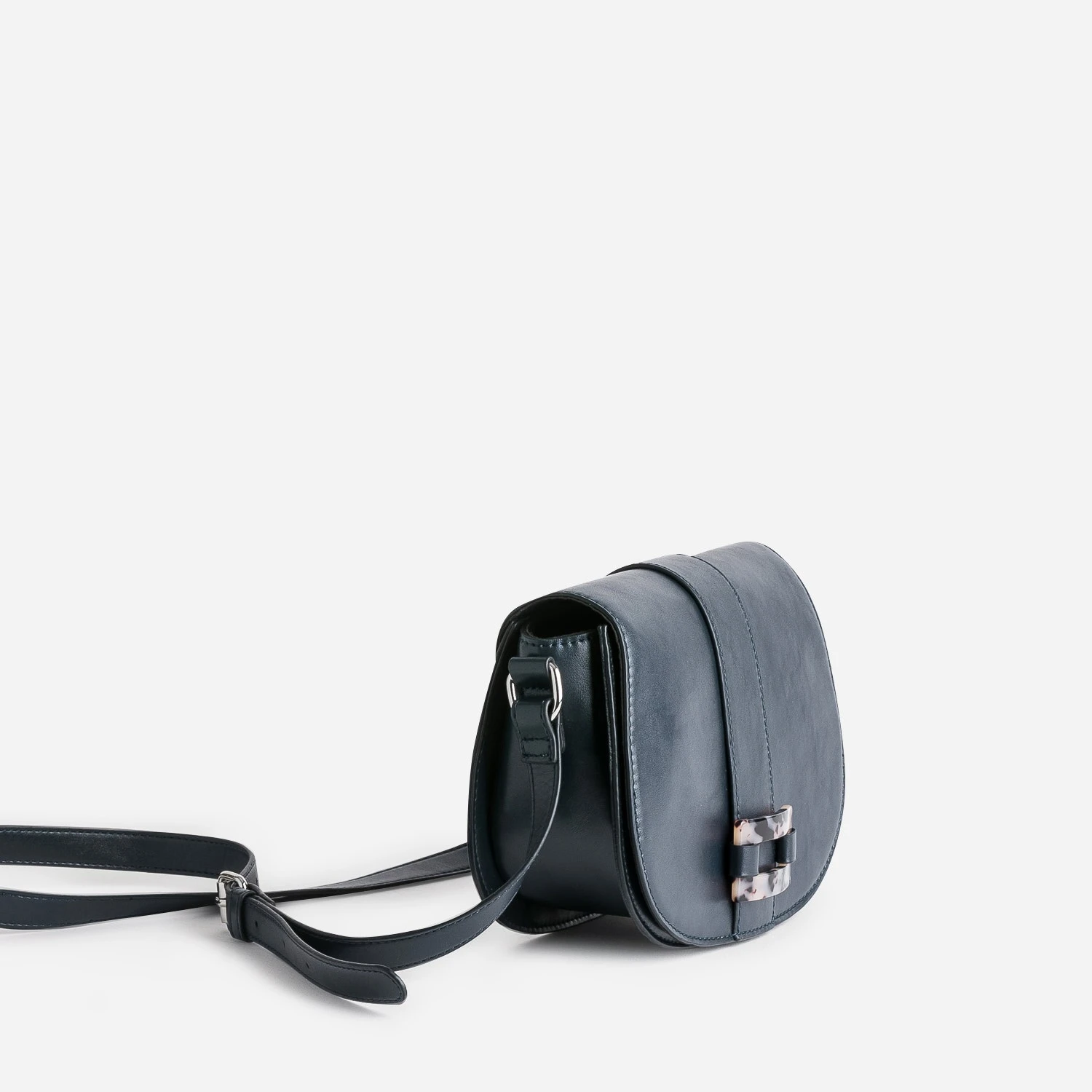 Sac Bandoulière Marine Boucle Façon écailles 5 Sac Bandoulière Marine Boucle Façon écailles – Image 3