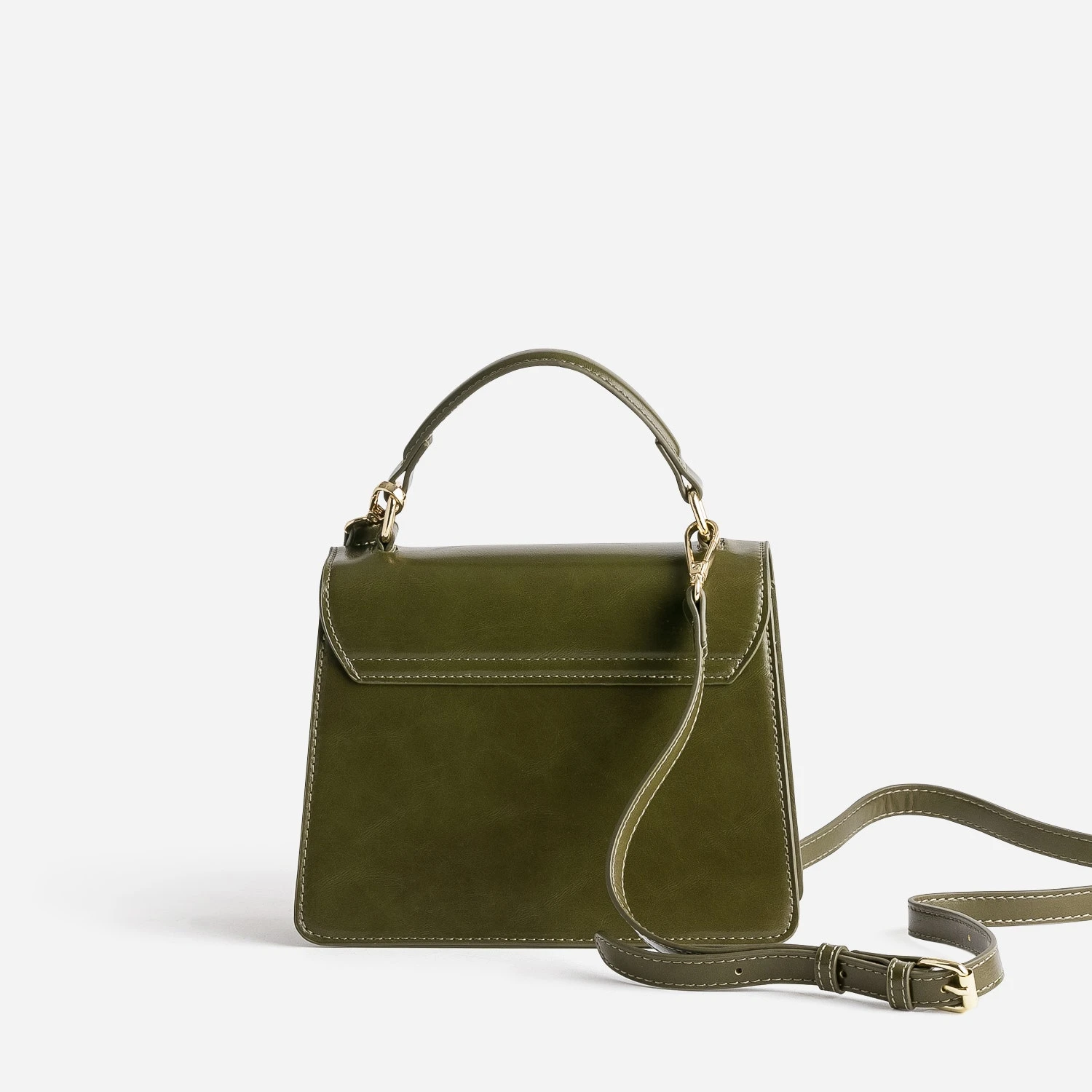 Sac à Main Kaki Petit Format 4 Sac à Main Kaki Petit Format – Image 2