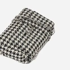 Sac à Main TEXTO Noir à Motif Pied-de-poule -Caprices Chaussures Boutique WWWERM 10693840012 3