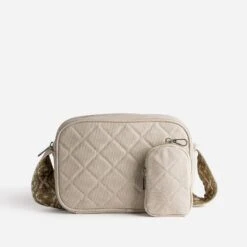 Sac Bandoulière TEXTO Beige Matelassé -Caprices Chaussures Boutique WWWERM 10693840053 2