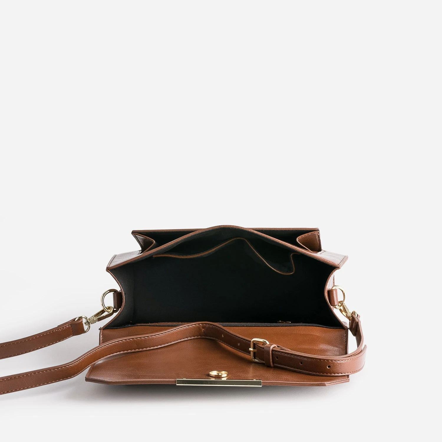 Sac à Main Cognac Avec Anse Foulard Motif 7 Sac à Main Cognac Avec Anse Foulard Motif – Image 5