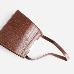 Sac à Main Cognac Embossé Effet Croco -Caprices Chaussures Boutique WWWERM 10693840114 3