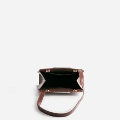 Sac à Main Cognac Embossé Effet Croco -Caprices Chaussures Boutique WWWERM 10693840114 4