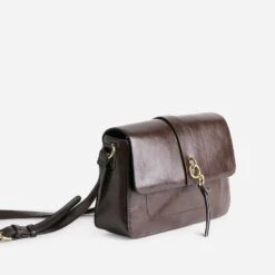 Sac Bandoulière Marron Avec Double Anneaux -Caprices Chaussures Boutique WWWERM 10693840137 2