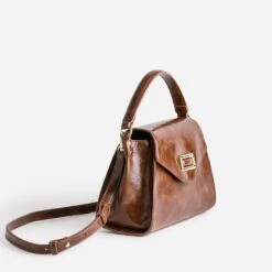 Sac à Main Cognac Patiné Forme Trapèze 9 Sac à Main Cognac Patiné Forme Trapèze -Caprices Chaussures Boutique WWWERM 10693840166 2