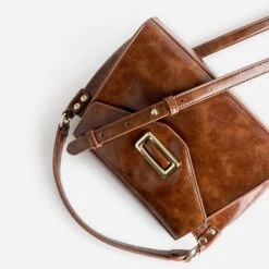 Sac à Main Cognac Patiné Forme Trapèze 10 Sac à Main Cognac Patiné Forme Trapèze -Caprices Chaussures Boutique WWWERM 10693840166 3