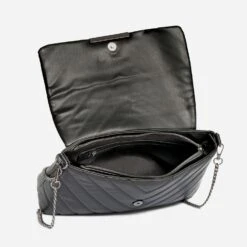 Sac Bandoulière TEXTO Noir Matelassé -Caprices Chaussures Boutique WWWERM 10693840338 3