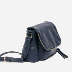 Sac Besace Marine Avec Rabat Zippé -Caprices Chaussures Boutique WWWERM 10693840853 2