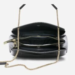 Sac à Main Noir Embossé Effet Croco -Caprices Chaussures Boutique WWWERM 10693841024 4