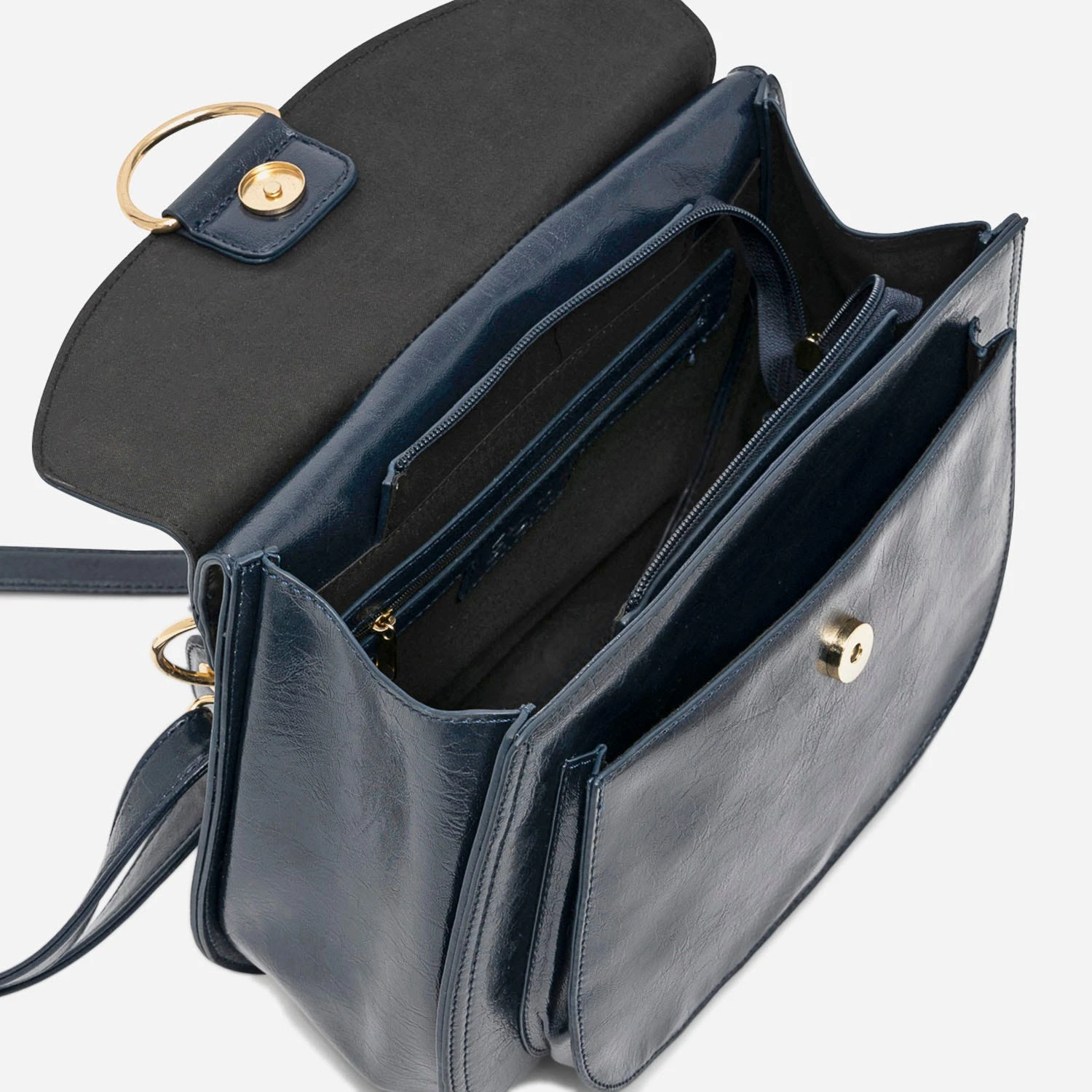 Sac Besace Bleu Marine 6 Sac Besace Bleu Marine – Image 4