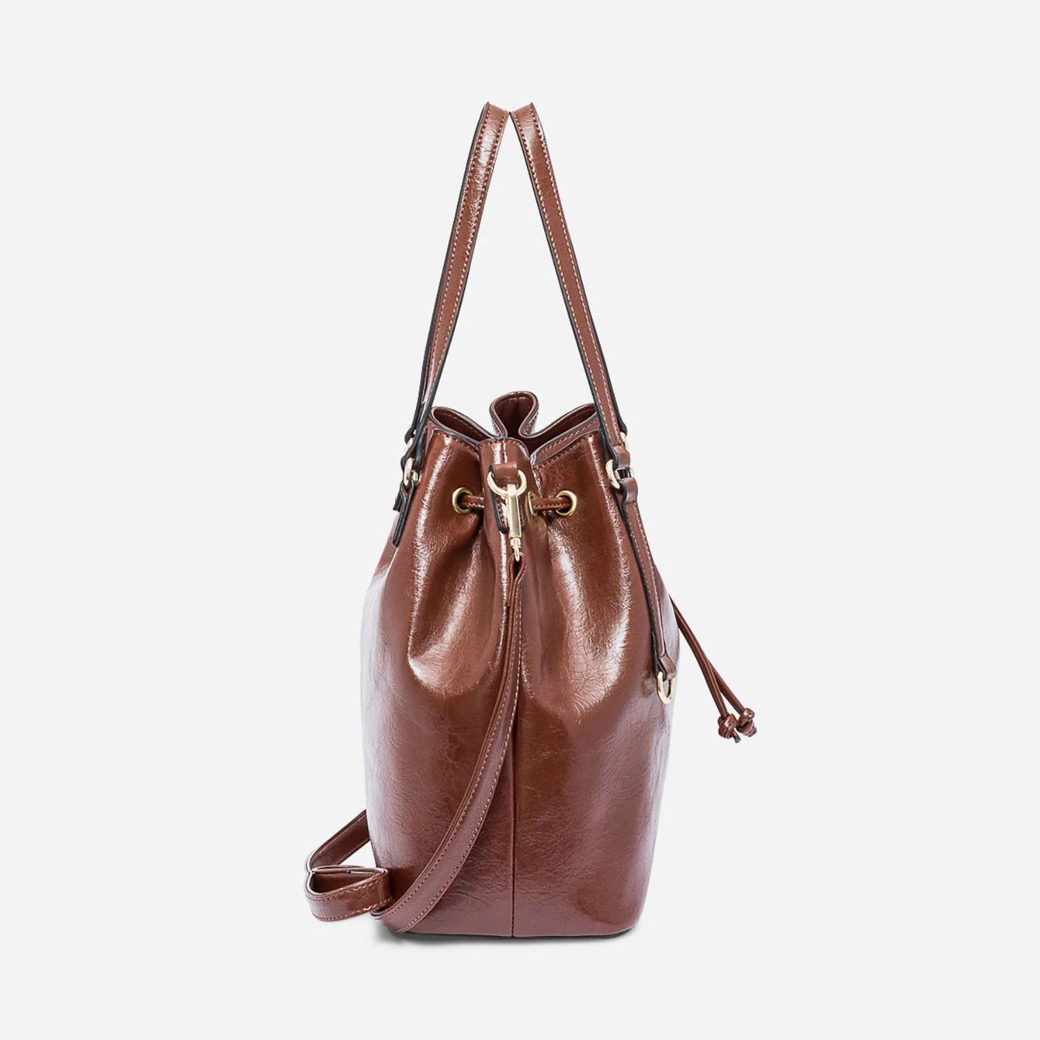 Sac Seau Cognac Effet Glacé 5 Sac Seau Cognac Effet Glacé – Image 3